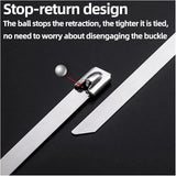 Stainless Steel Cabe Lock Ties (Pack of 10)